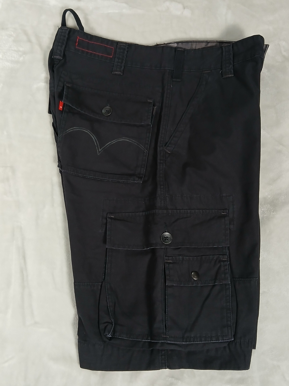 Levi's Cargo Shorts 33 Men's Black 2006